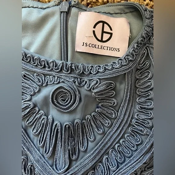 JS Collections Mesh Cocktail Dress - Picture 6 of 14